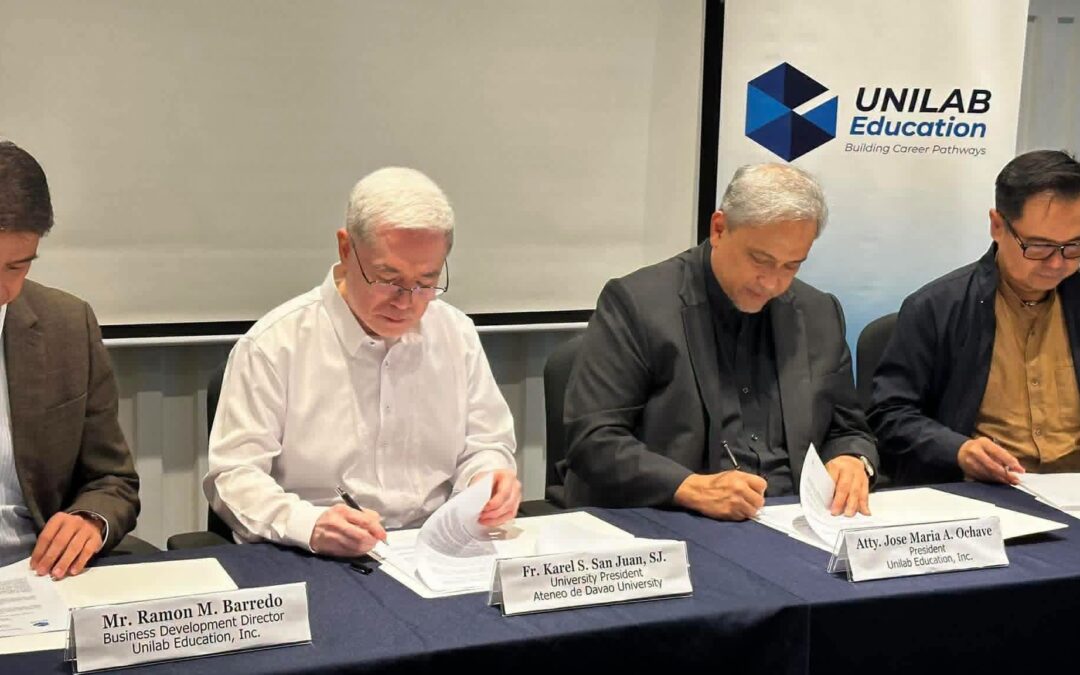 AdDU Signs Memorandum of Understanding with Unilab Education, Inc.