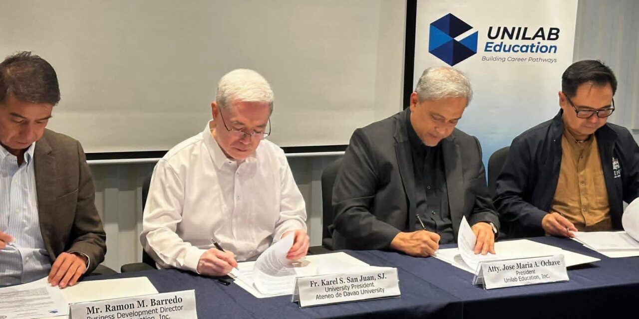 AdDU Signs Memorandum of Understanding with Unilab Education, Inc.