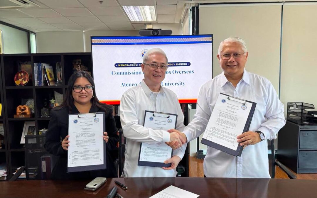 Ateneo de Davao University Signs a Memorandum of Understanding with the Commission on Filipinos Overseas