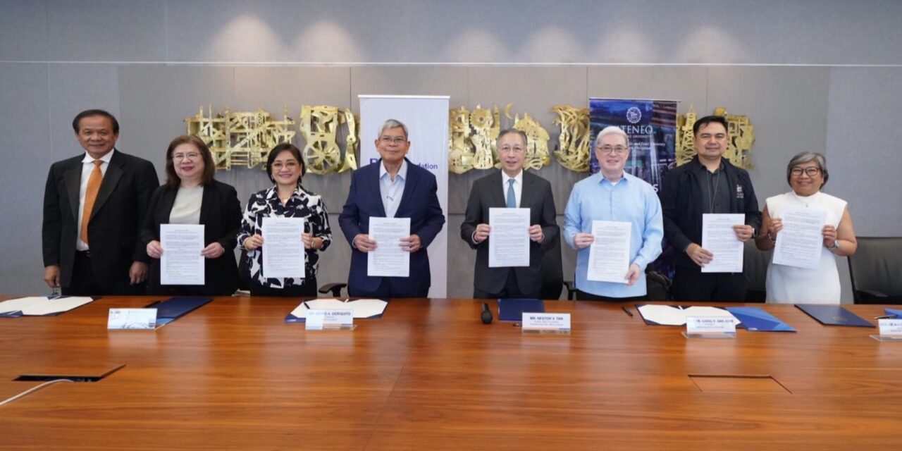 Ateneo de Davao University Signs a Memorandum of Agreement with BDO Foundation, Inc.