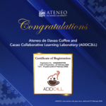 Ateneo de Davao University Receives Trademark Registration for the Ateneo de Davao Coffee and Cacao Collaborative Learning Laboratory (ADDC3LL)