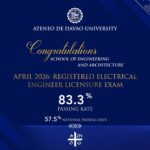 Congratulations to the 5 new Registered Electrical Engineers from Ateneo de Davao University!