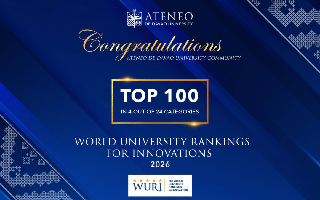 ADDU in the TOP 100 of the 2026 World University Rankings for Innovation (WURI)