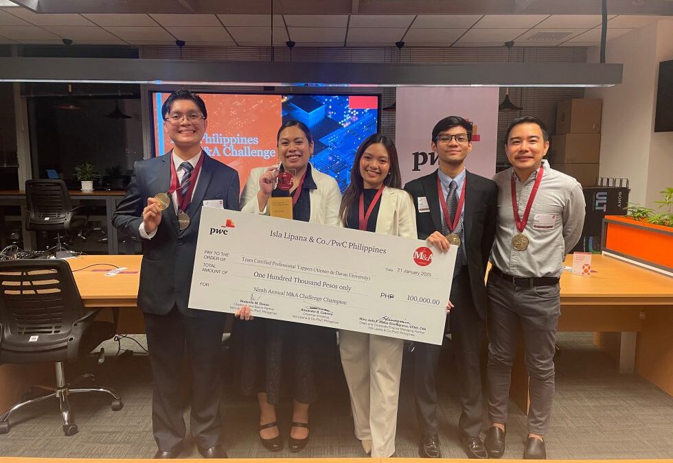 AdDU scores three-peat Championship in the 9th PwC PH M&A Challenge