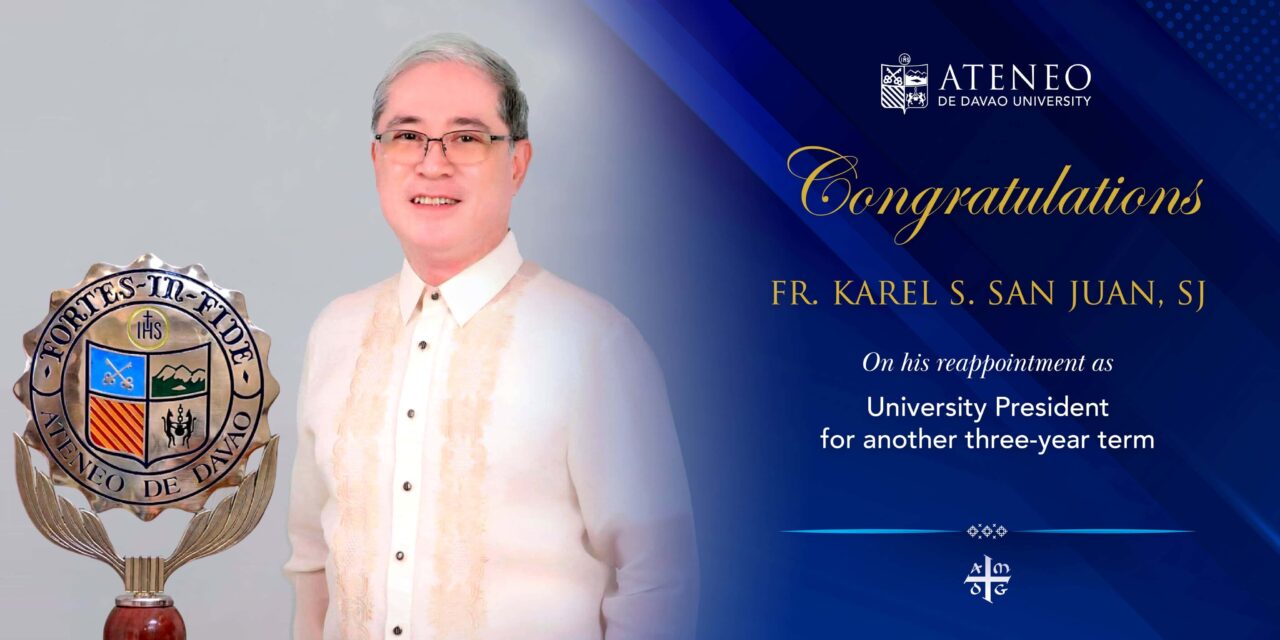 Fr. San Juan Reappointed as University President for Second Term