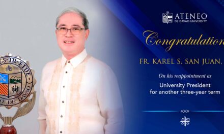 Fr. San Juan Reappointed as University President for Second Term