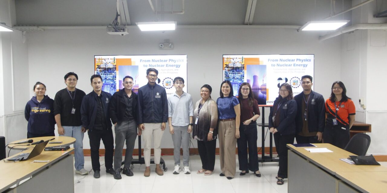 Physics Dept Hosts Lecture on Nuclear Energy in the Philippines