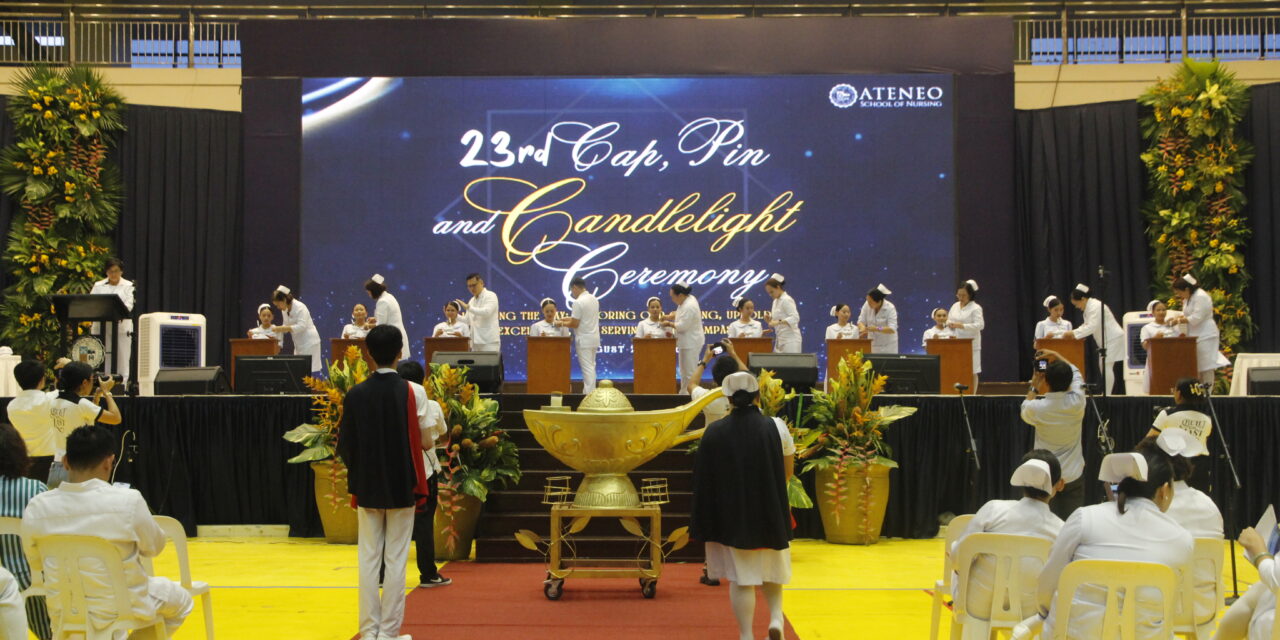 315 Nursing Sophomores Capped and Pinned in AdDU School of Nursing’s 23rd Candlelight Ceremony