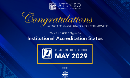 ADDU Granted Institutional Accreditation Status by FAAP