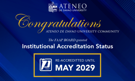 ADDU Granted Institutional Accreditation Status by FAAP