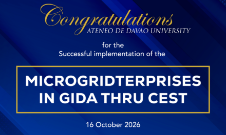 ADDU Earns DOST Community Impact Award for Microgrid Project