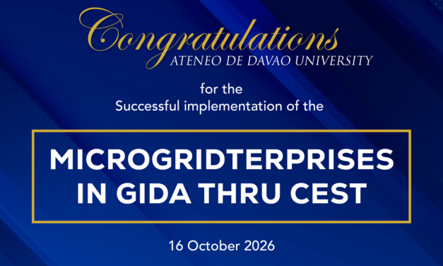 ADDU Earns DOST Community Impact Award for Microgrid Project
