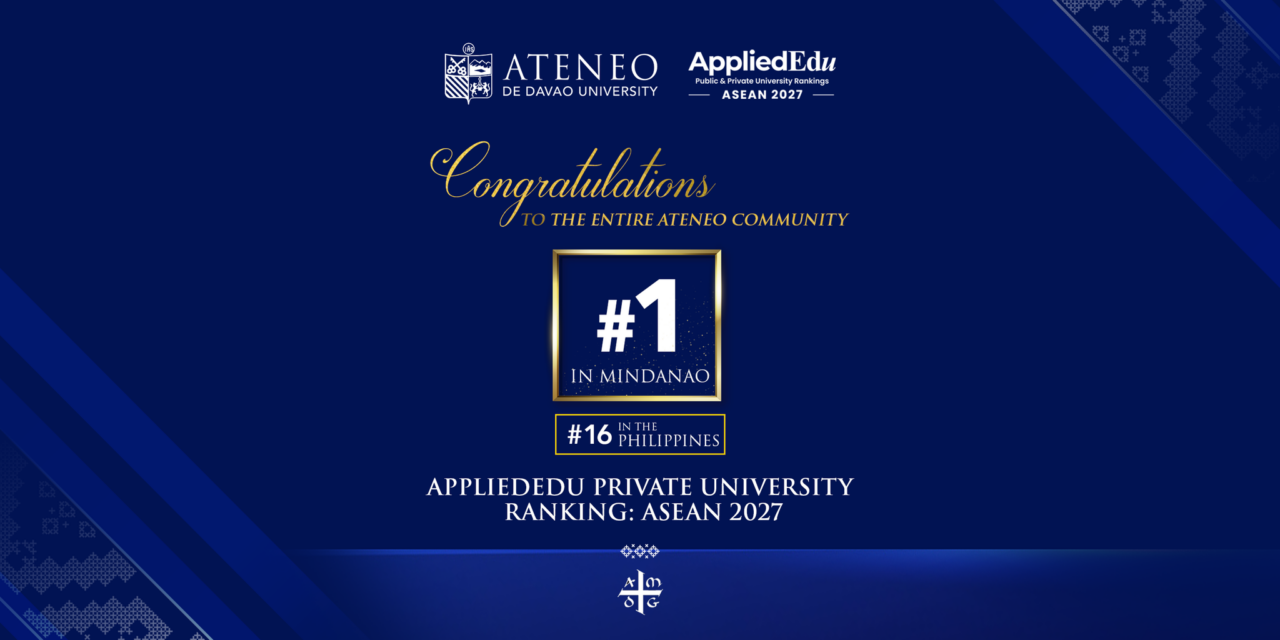 ADDU Leads Mindanao Private Universities in AppliedEdu 2027