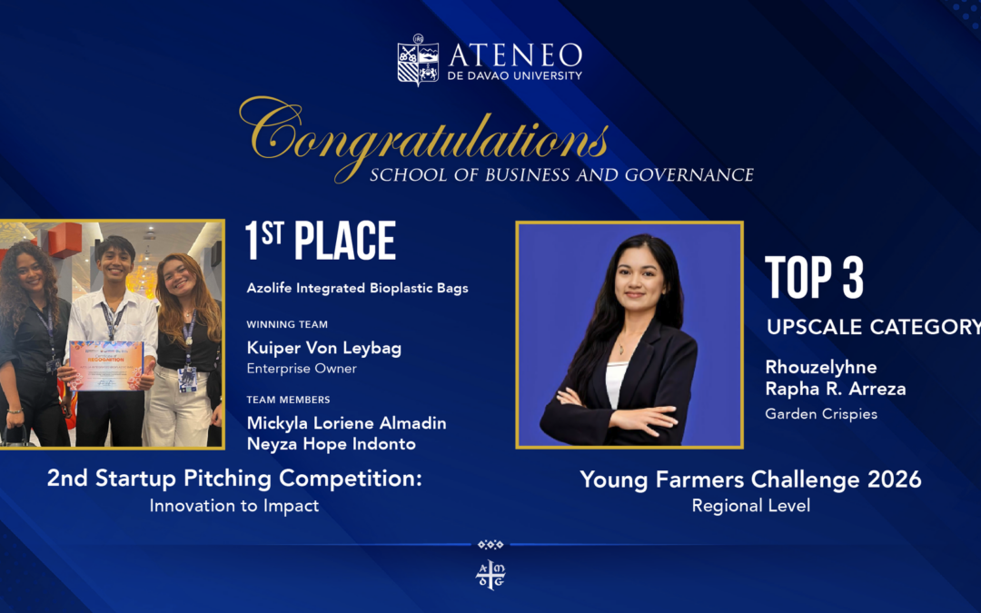 ADDU Entrepreneurship Students Earn Regional Honors in Startup, Agribusiness Contests