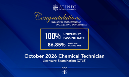 ADDU Achieves 100% Passing Rate in Oct 2026 Chemical Technician Licensure Exam