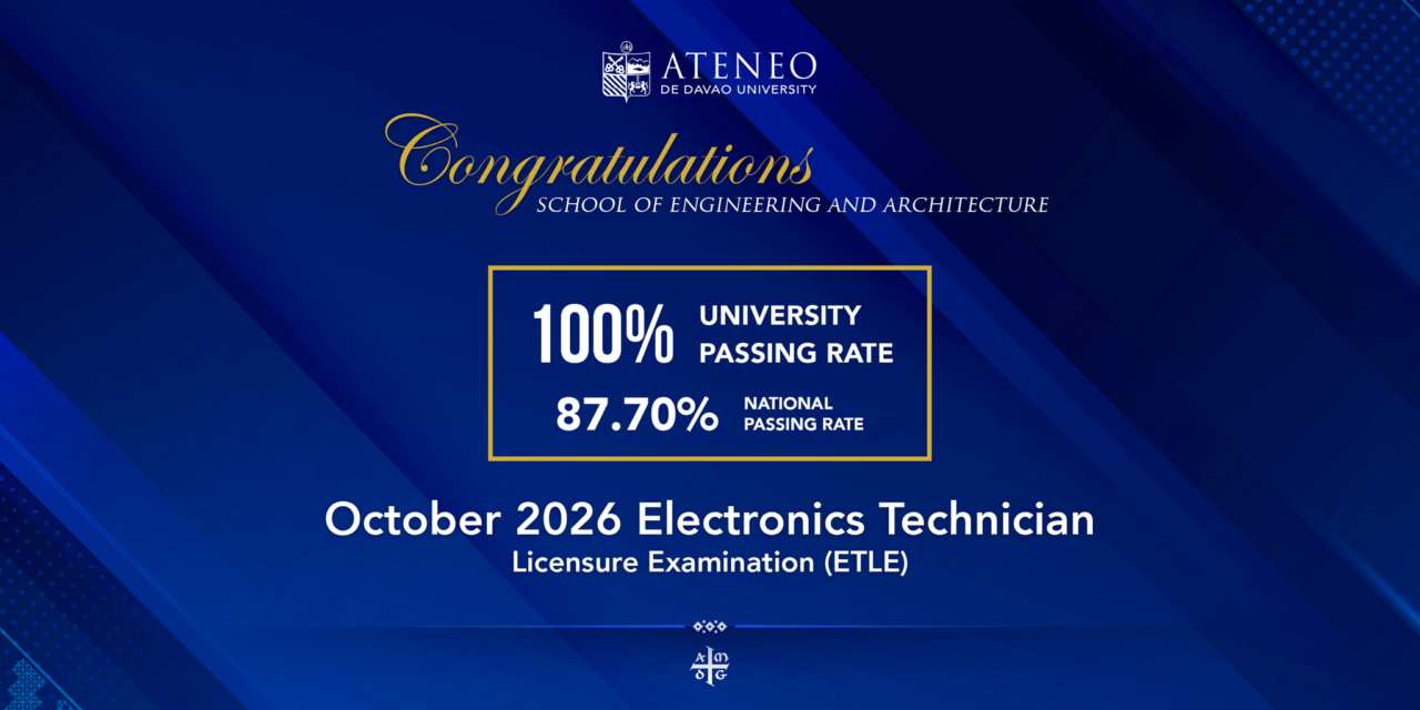ADDU Achieves 100% Passing Rate in Oct ’26 Electronics Technician Licensure Exam