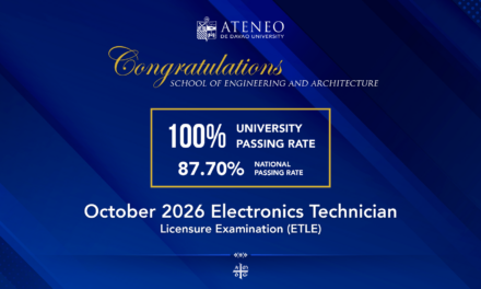 ADDU Achieves 100% Passing Rate in Oct ’26 Electronics Technician Licensure Exam